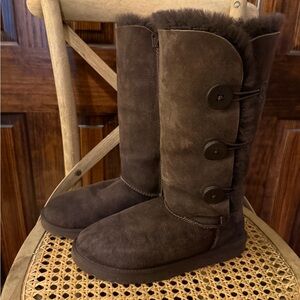 Women's Brown Shearling Boots
